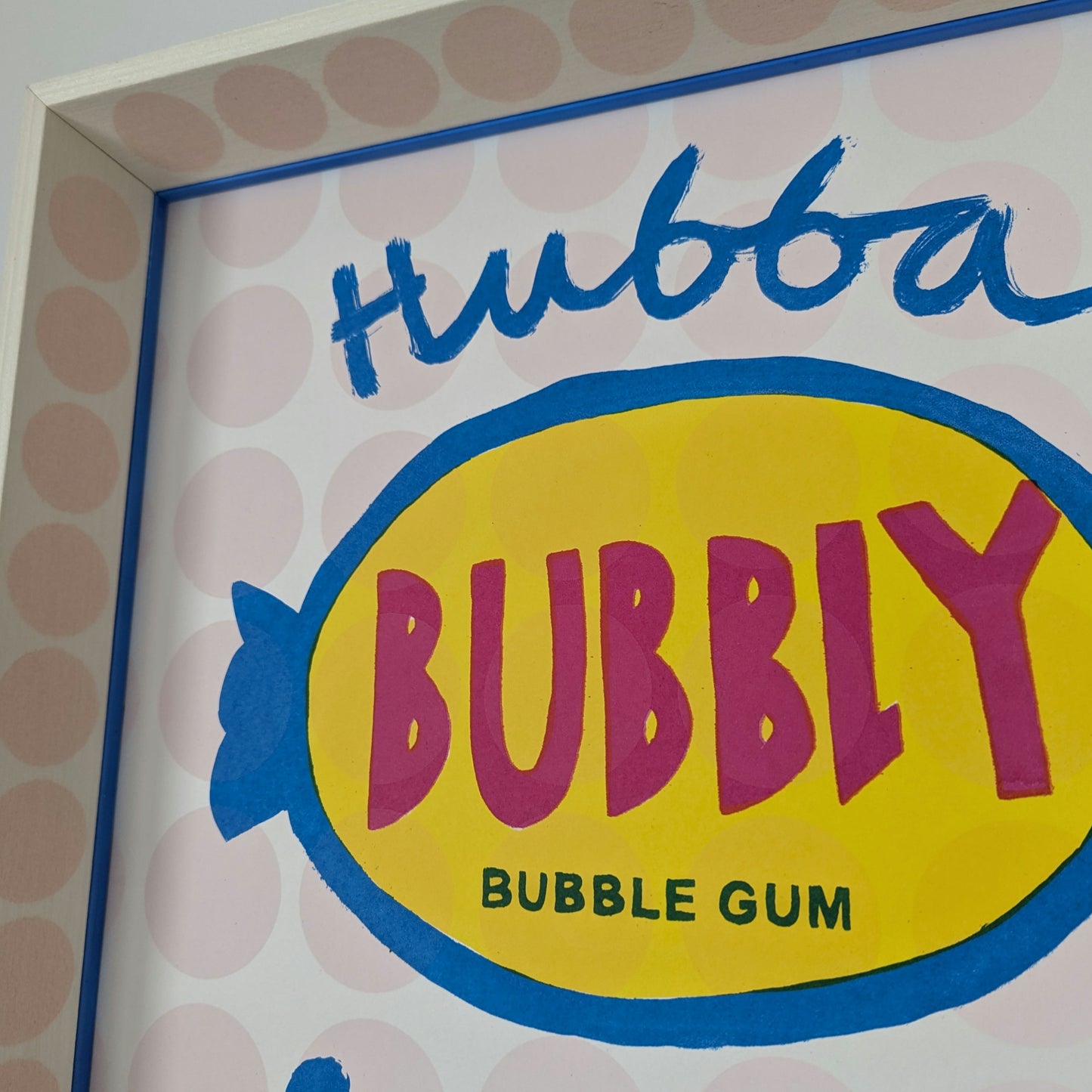 Big Ten Prints - Hubba Bubba Framed WITH SPOTS