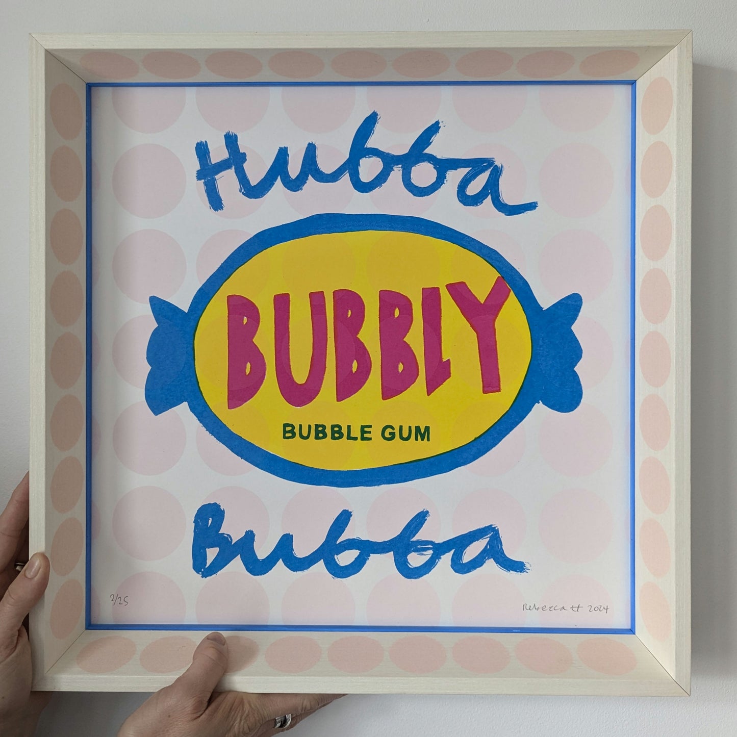 Big Ten Prints - Hubba Bubba Framed BEING HELD
