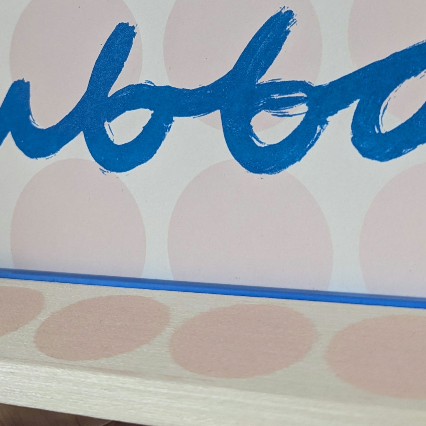 Big Ten Prints - Hubba Bubba Framed CLOSE UP OF SPOTS AND COLOUR MATCH