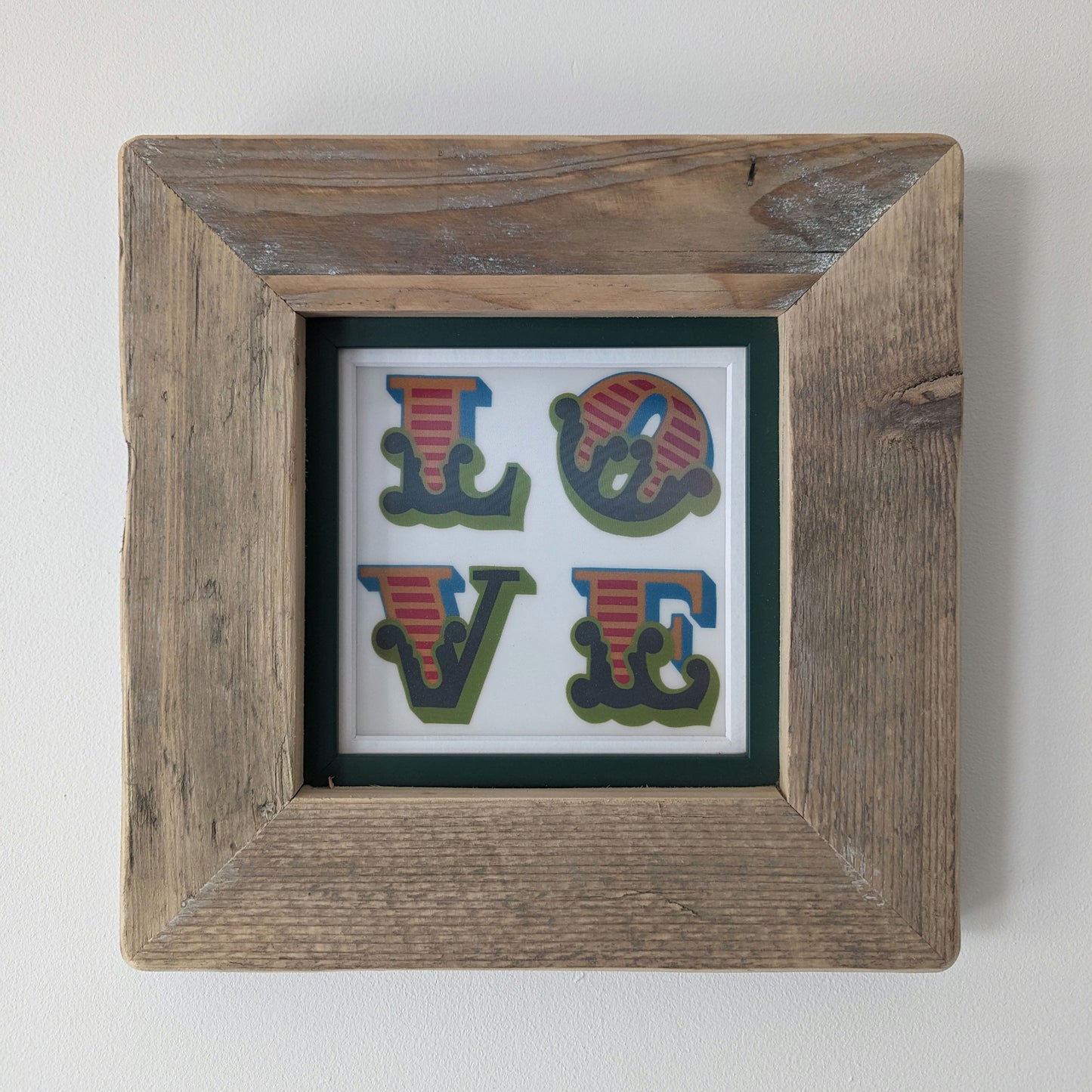 BEN EINE 'LOVE' LENTICULAR including bespoke frame