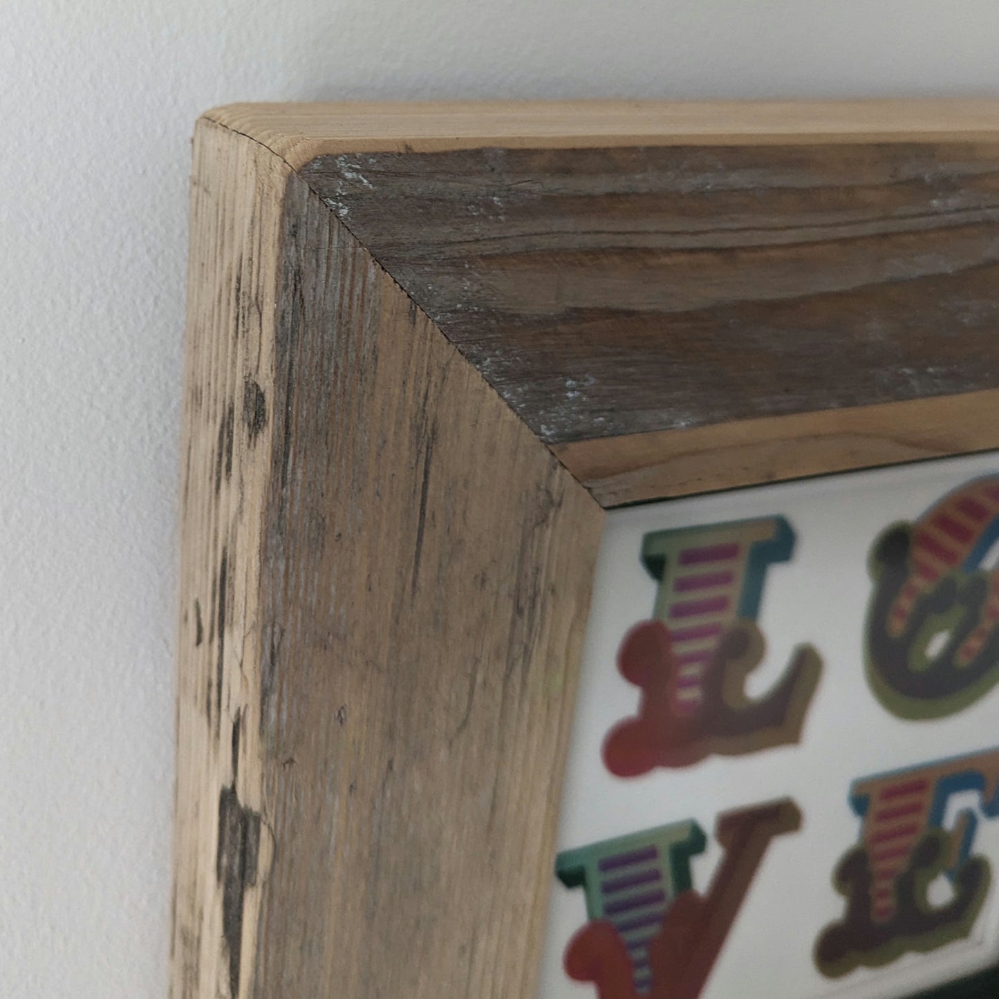 bespoke frame top corner