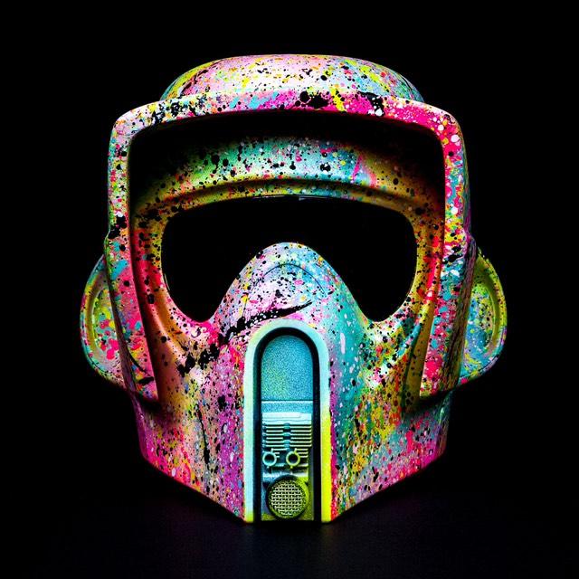 lp edits graffiti starwars style helmet